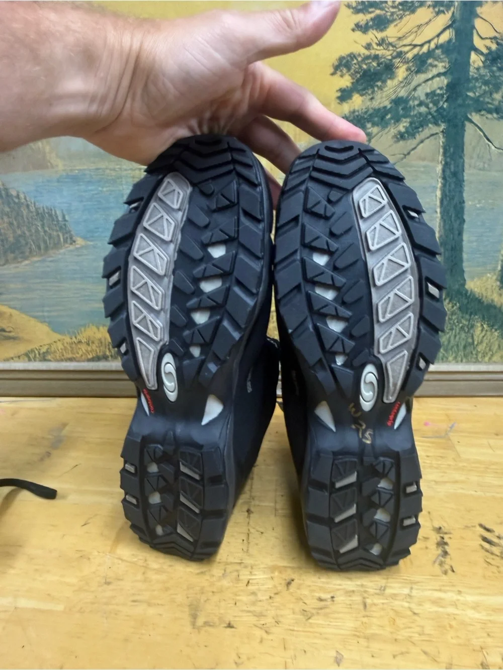 Salomon Deemax TS WP winter boot soft shell, hook and loop waterproof Sz 10.5